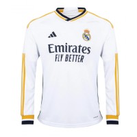 Real Madrid David Alaba #4 Replika Hemmatröja 2023-24 Långärmad